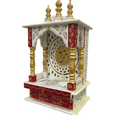 Wooden Temple With Light ( 12*8*22 Inch )